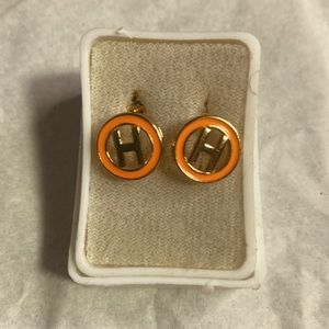 H earrings